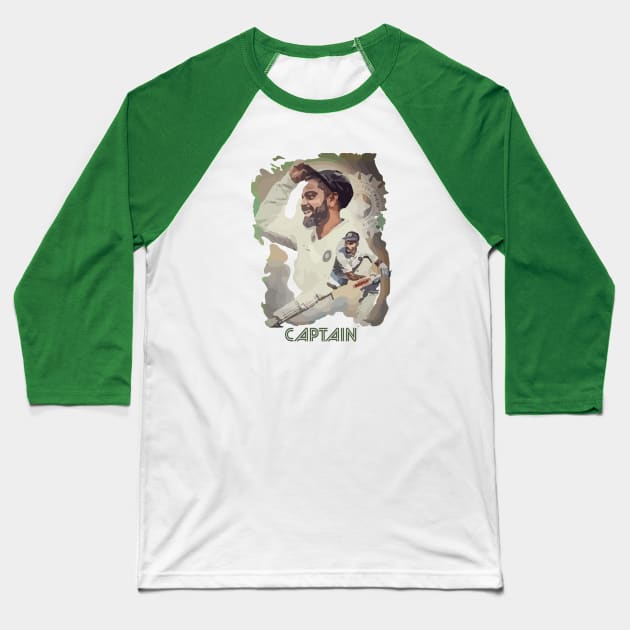 Indian cricket Kohli Baseball T-Shirt by FasBytes